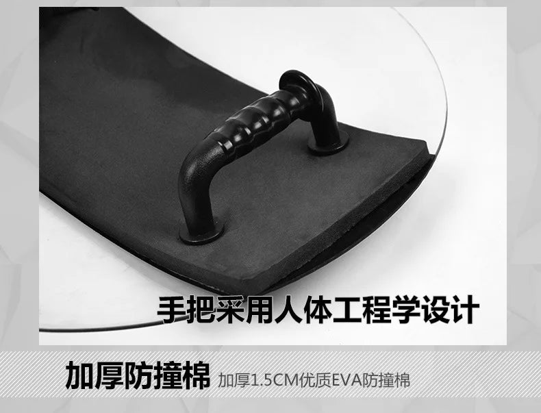 Transparent PC Riot Shield – Round Explosion-Proof Security Protection