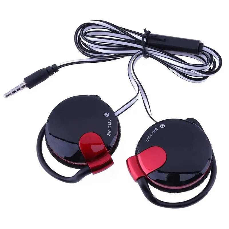 3.5mm Wired Sport Earbuds – Stereo Bass Headphones with Mic for Mobile Phones