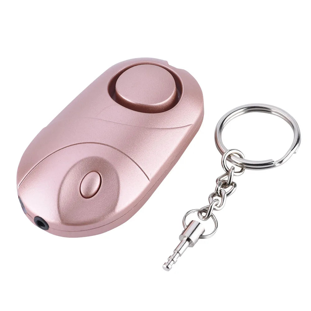 Security Alarm  Attack Alarm  Security Alarm Emergency Self Defense Alarm Keychain LED Light 130dB