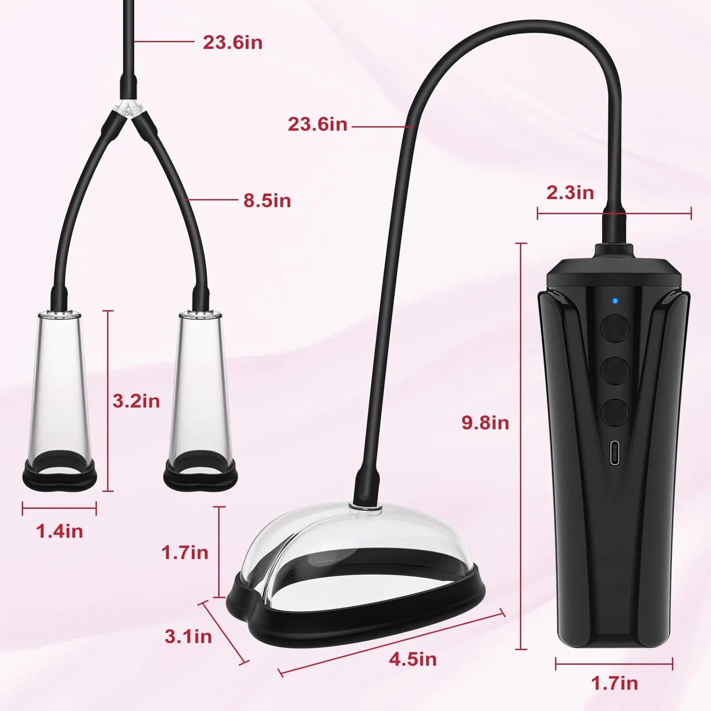 Automatic Clitoral Suction Pump for Women – Rechargeable Vacuum Stimulator with Multiple Modes