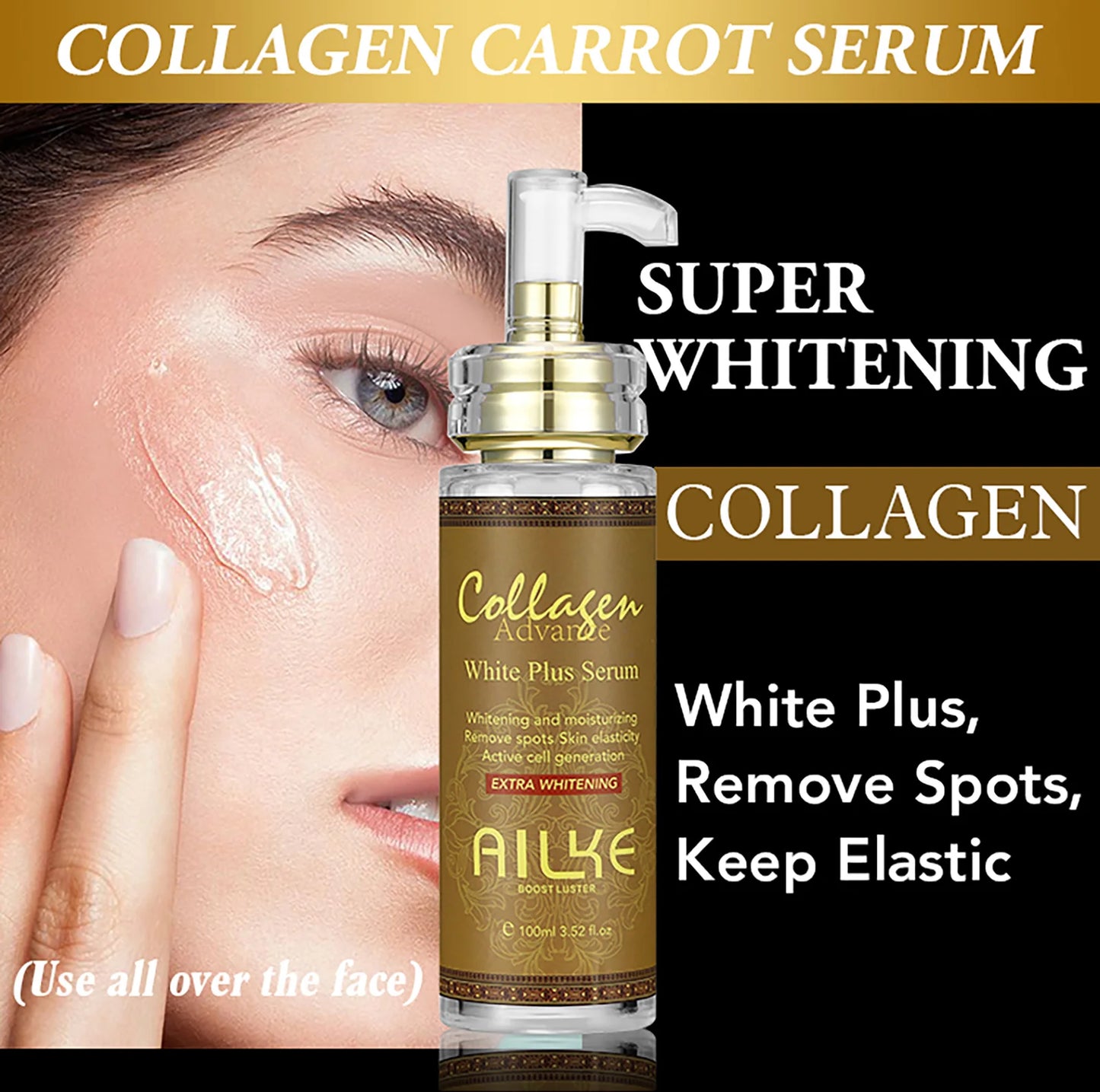 AILKE Collagen Skincare Set – 5-in-1 Moisturizing & Brightening Anti-Aging Kit