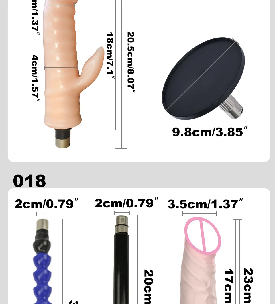 ROUGH BEAST 3XLR Wireless Sex Machine with Telescopic Dildo Attachment for Men & Women