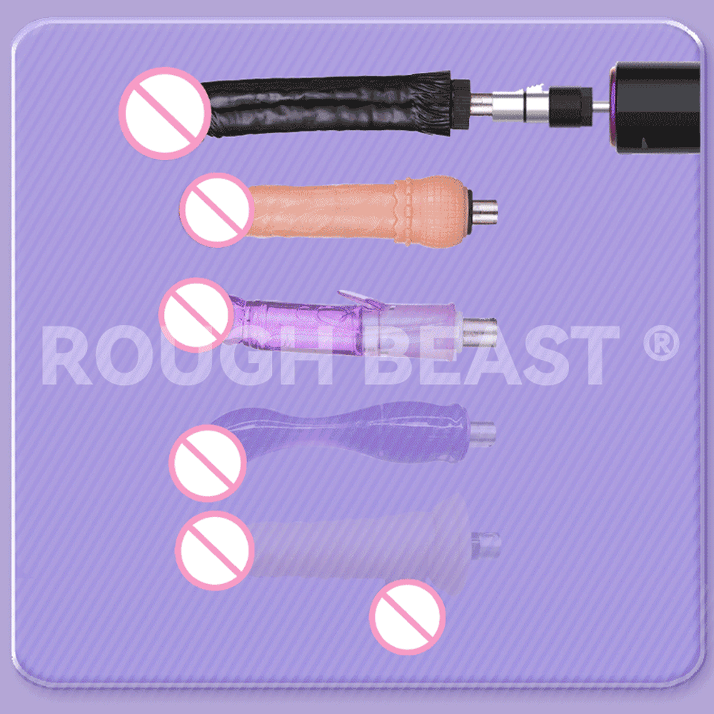 ROUGH BEAST 3XLR Wireless Sex Machine with Telescopic Dildo Attachment for Men & Women