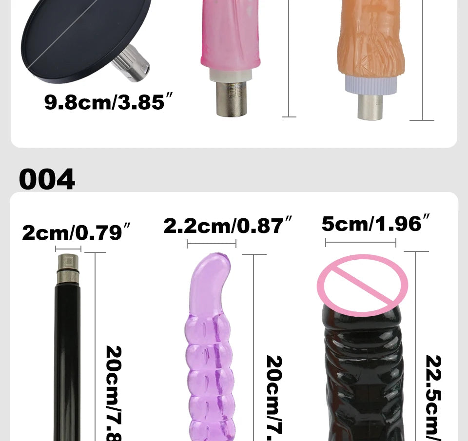 ROUGH BEAST 3XLR Wireless Sex Machine with Telescopic Dildo Attachment for Men & Women