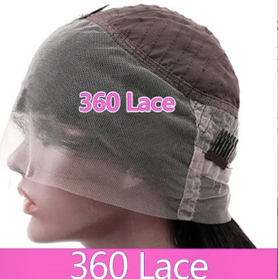 HD Lace Front Human Hair Wig – Straight, Pre-Plucked Malaysian Hair (13x4 / 13x6)