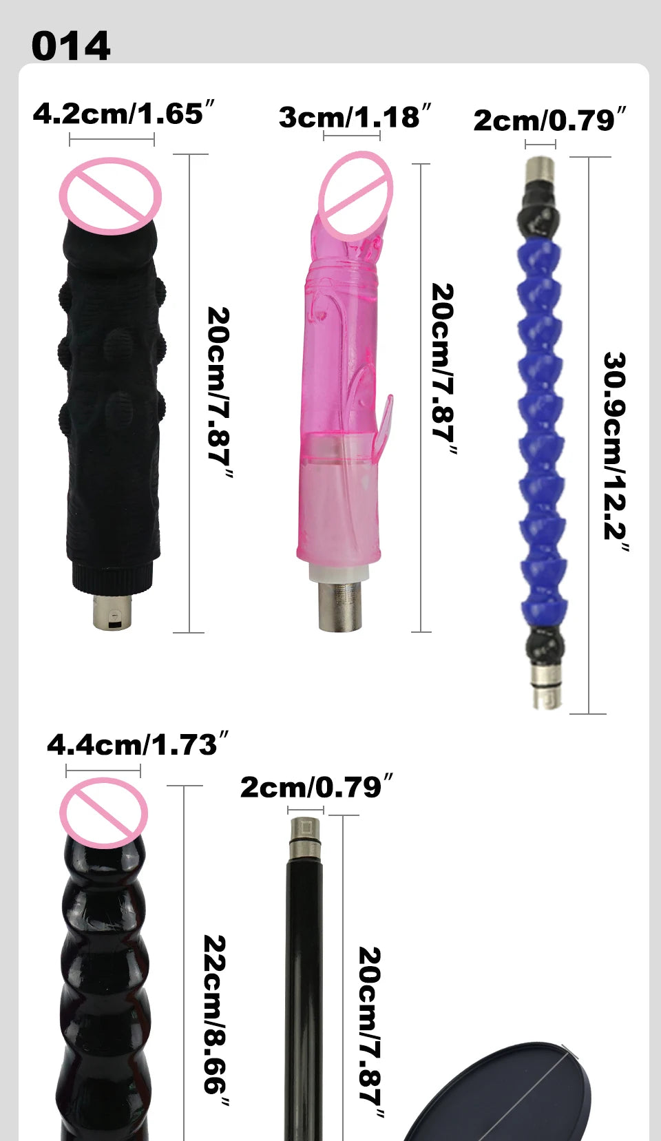 ROUGH BEAST 3XLR Wireless Sex Machine with Telescopic Dildo Attachment for Men & Women