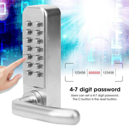Keyless Entry Smart Door Lock – Mechanical Digital Password Lock for Home Security