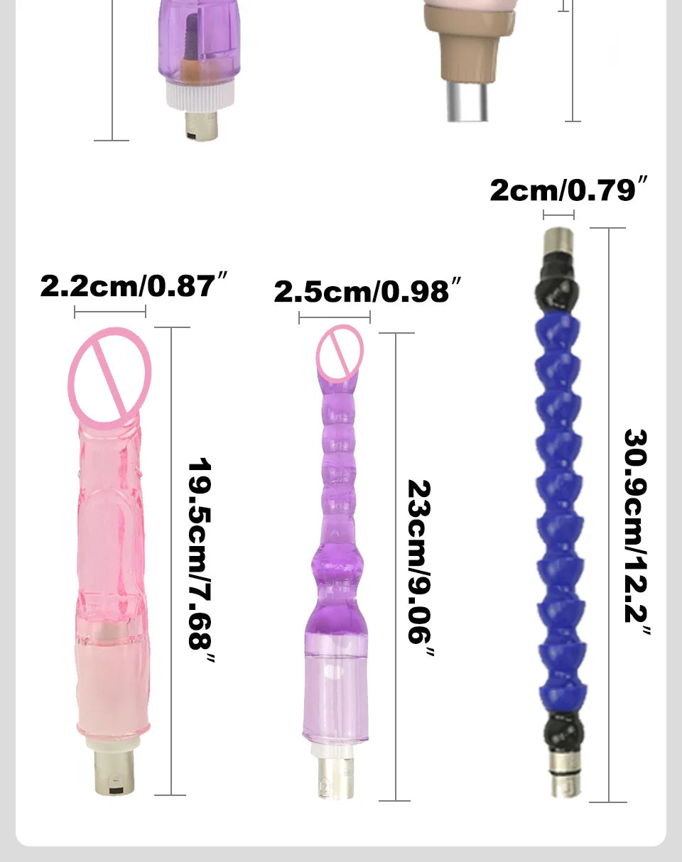 ROUGH BEAST 3XLR Wireless Sex Machine with Telescopic Dildo Attachment for Men & Women