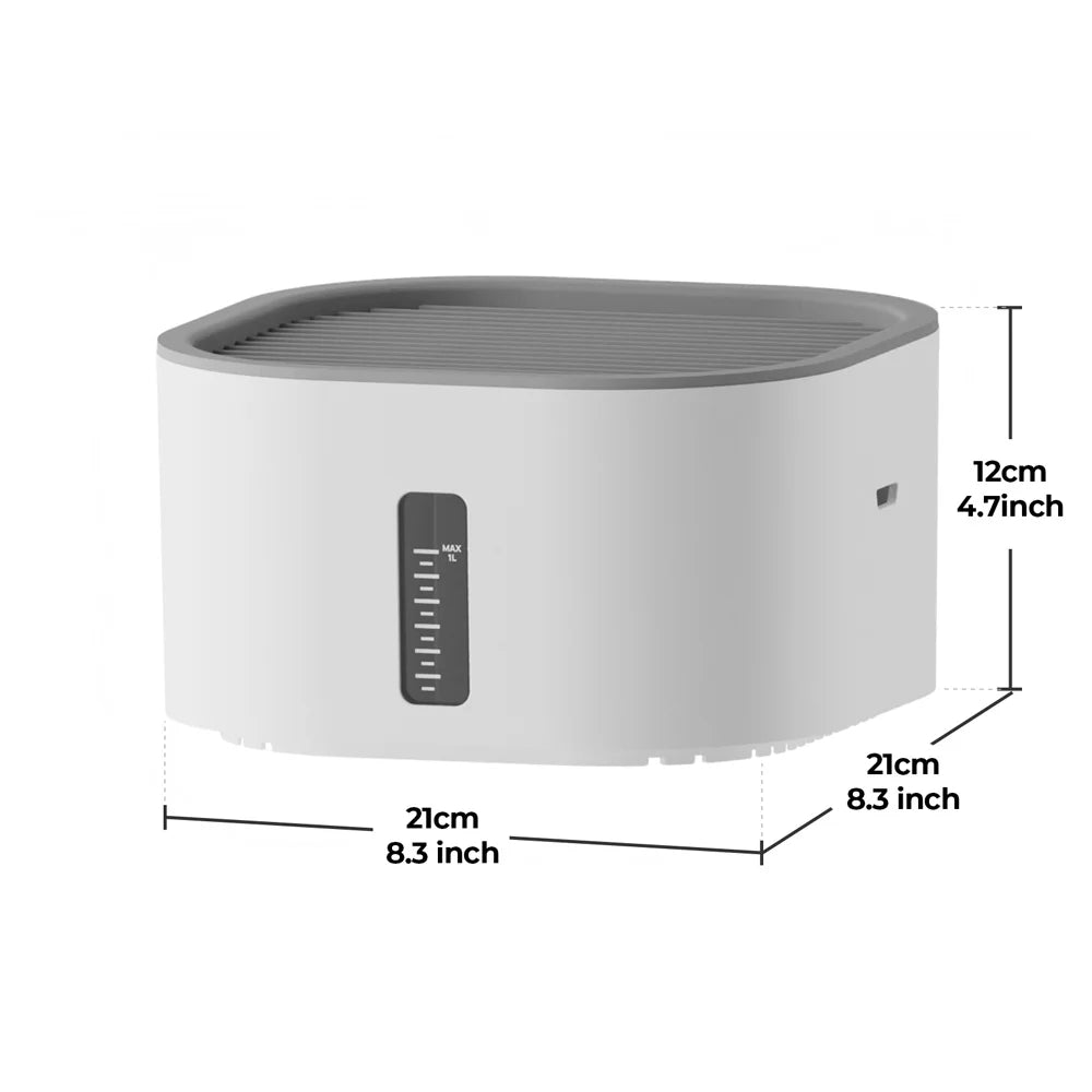 Air Purifier for Home – H13 True HEPA Filter, Quiet 25dB, Allergies & Pet Hair, Odor Control (White)