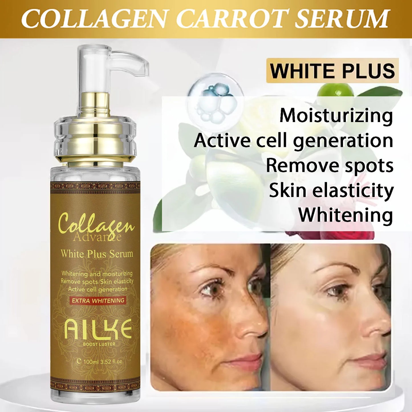 AILKE Collagen Skincare Set – 5-in-1 Moisturizing & Brightening Anti-Aging Kit