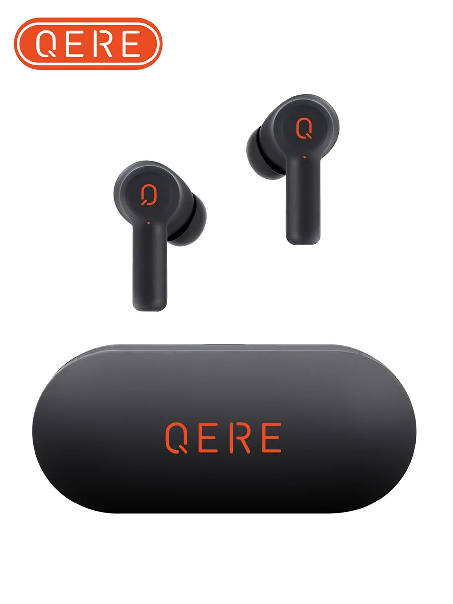 Original QERE E20 TWS Wireless Earbuds – Hi-Fi Sound, Built-In Mic & Waterproof Sport Headset