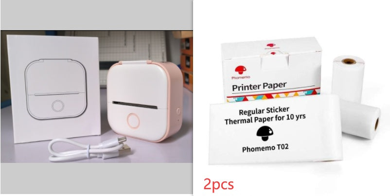 Portable Mini Bluetooth Thermal Label & Photo Printer