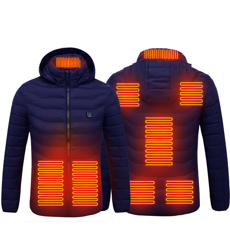 Men’s USB Heated Winter Jacket – Electric Thermal Coat