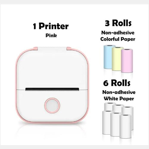 Portable Mini Bluetooth Thermal Label & Photo Printer