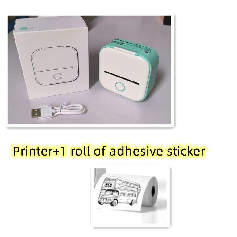 Portable Mini Bluetooth Thermal Label & Photo Printer