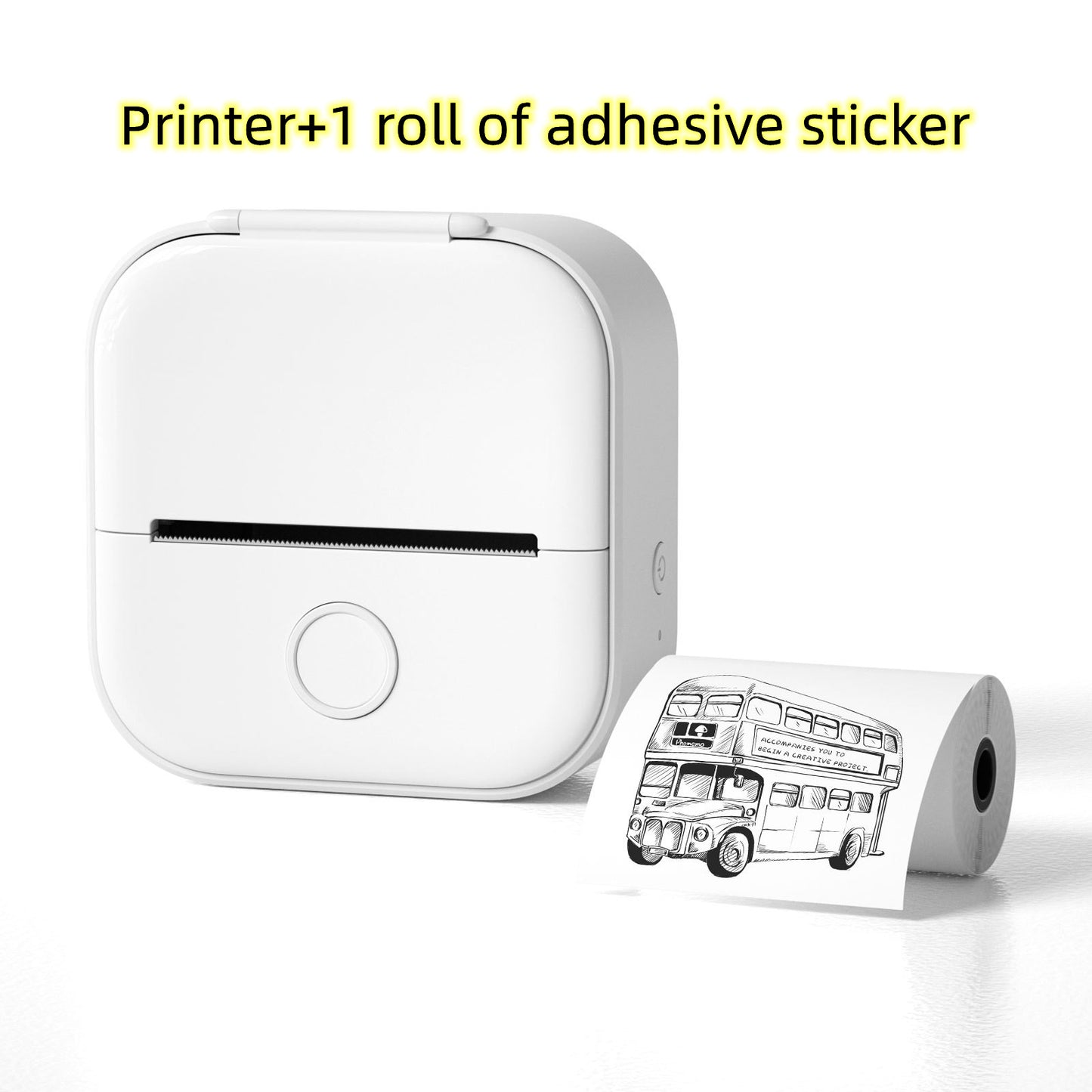 Portable Mini Bluetooth Thermal Label & Photo Printer
