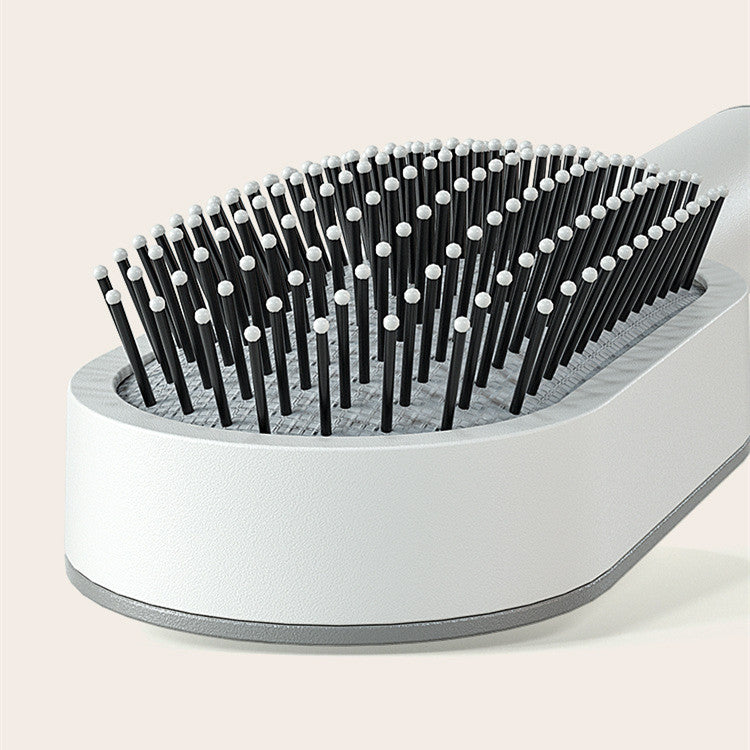 Self-Cleaning Hair Brush for Women – Anti-Static Scalp Massage Comb