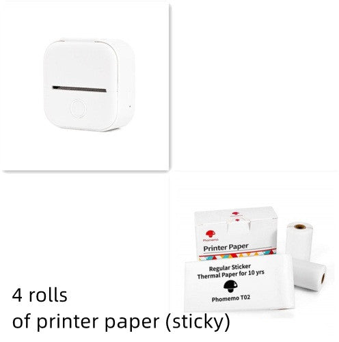 Portable Mini Bluetooth Thermal Label & Photo Printer