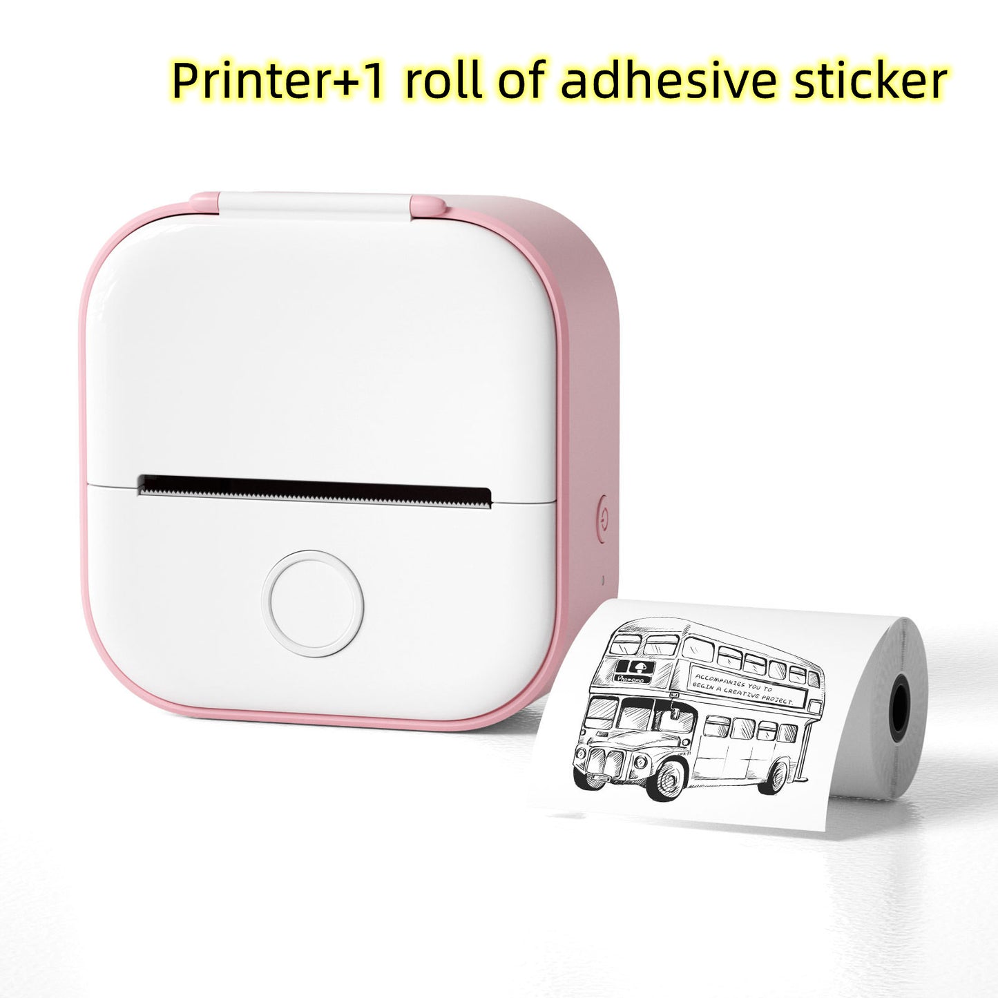Portable Mini Bluetooth Thermal Label & Photo Printer