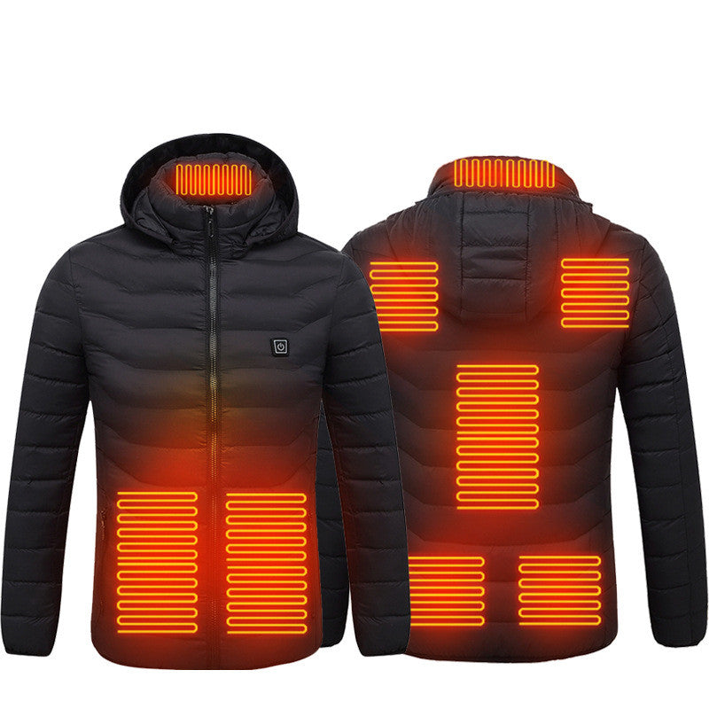 Men’s USB Heated Winter Jacket – Electric Thermal Coat