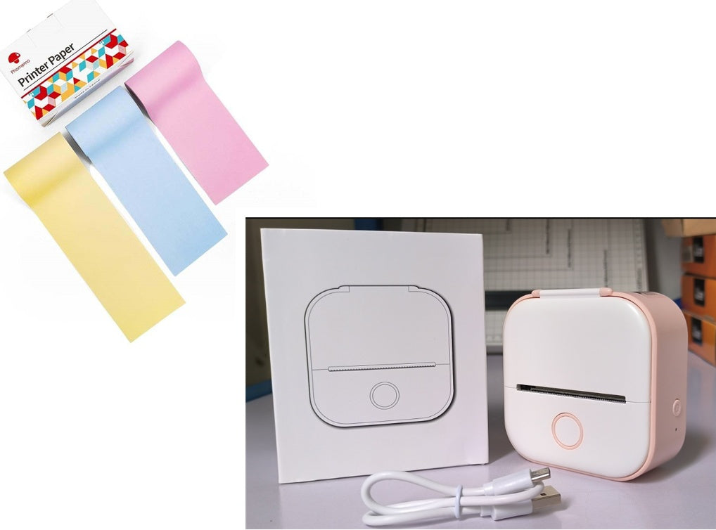 Portable Mini Bluetooth Thermal Label & Photo Printer